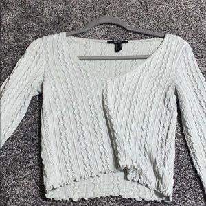 Greenish Blue Forever 21 Long Sleeve